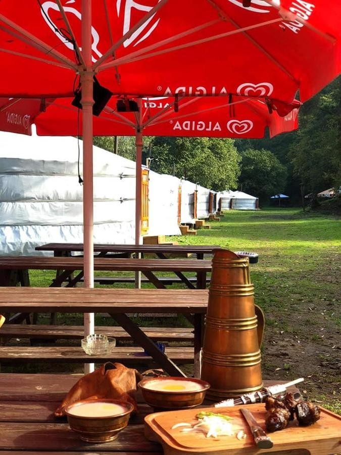 ホテル Mongolian Yurt Camp チェスキー・シュテルンベルク エクステリア 写真