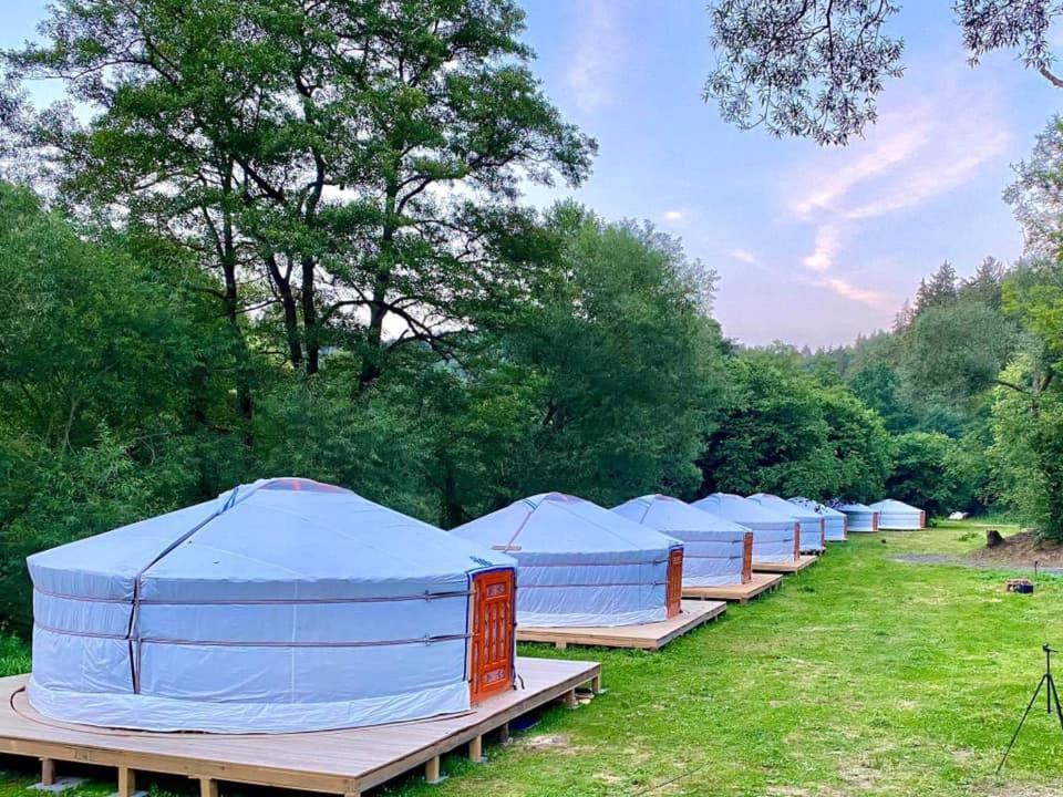 ホテル Mongolian Yurt Camp チェスキー・シュテルンベルク エクステリア 写真